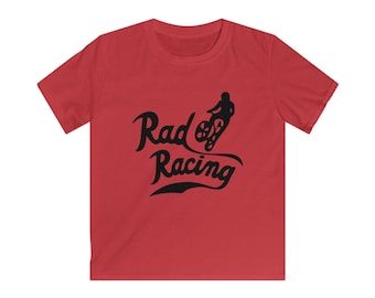 T-shirt RAD Racing, BMX-filmshirt uit de jaren 80, raceshirt vintage stijl, cadeau retro fietsen, shirt fan extreme sporten