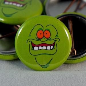 Ghostbusters | Slimer | The Real Ghostbusters | 1&quot; Pinback Button
