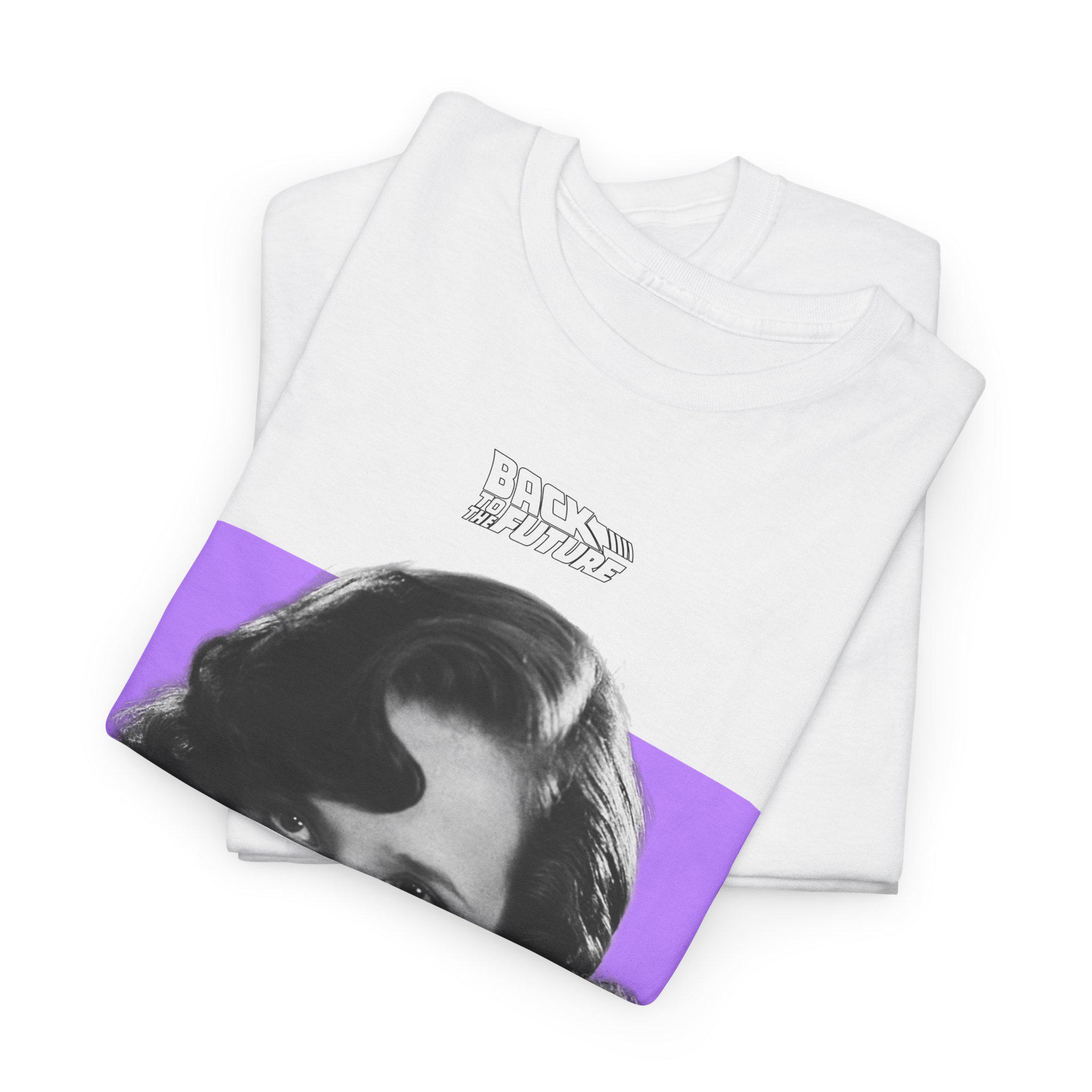 Back to the Future Lorraine Baines Mcfly Monochrome T-shirt Retro