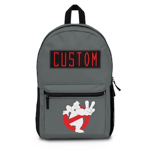Ghostbusters 2 Personalized Backpack, Custom Name Bag, School Backpack, Kids Bag, Ghostbusters Fan Gift image 1
