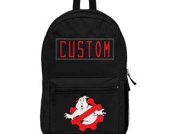 Ghostbusters Engineering Corps Personalized Backpack, Custom Name Bag, School Backpack, Kids Bag, Ghostbusters Fan Gift