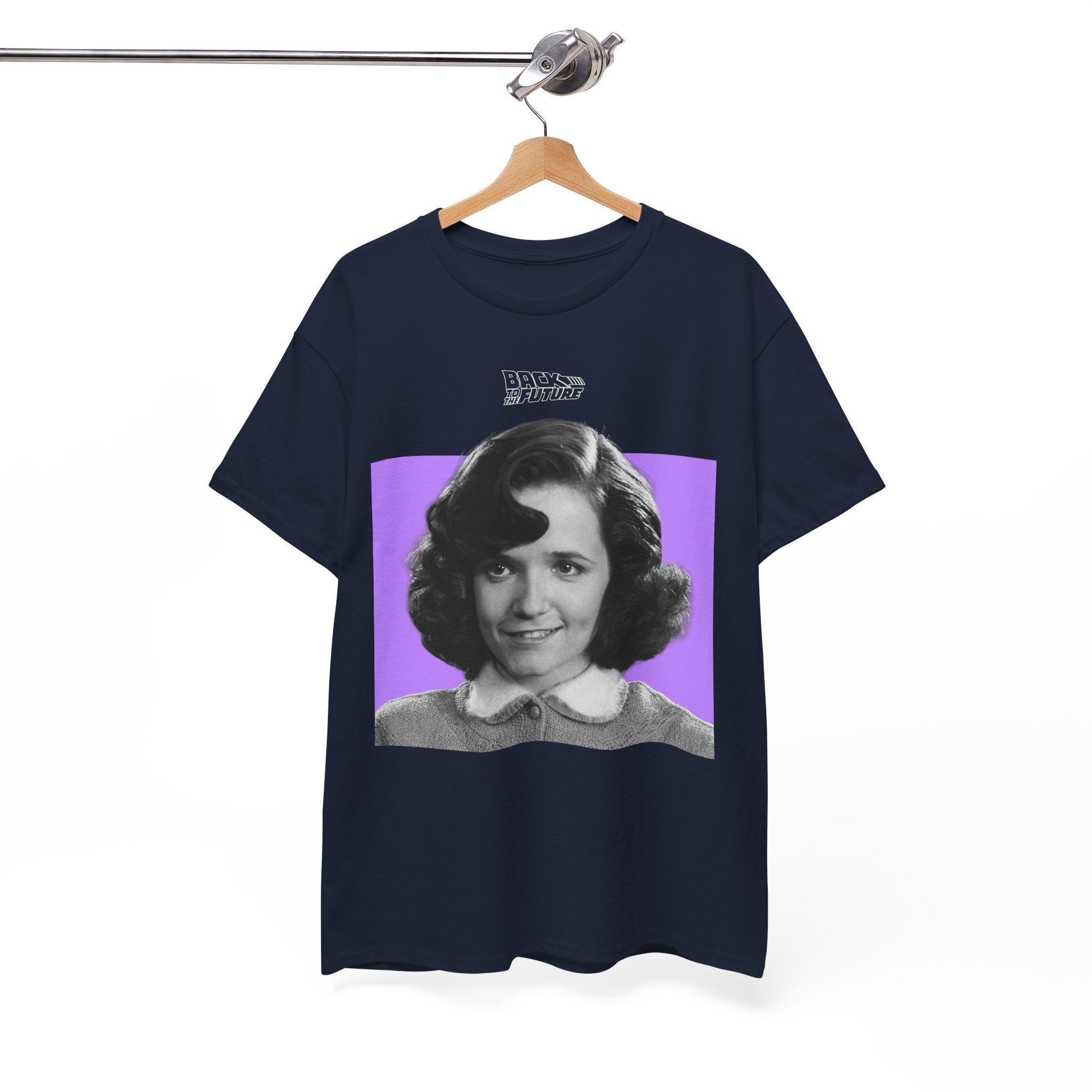Back to the Future Lorraine Baines Mcfly Monochrome T-shirt Retro