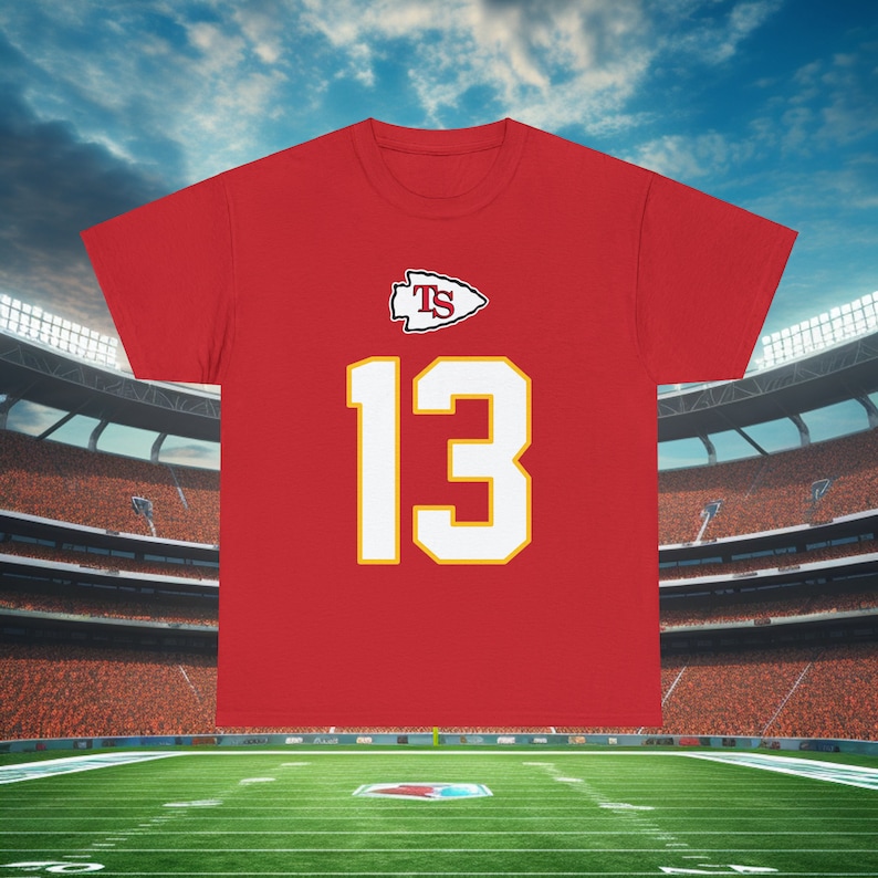 Swift 13 Kansas City T-Shirt, Football Jersey Tee, Sports Enthusiast Gift, Fan Apparel image 2