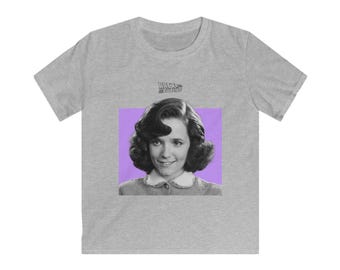 Kinderen Back to the Future Lorraine Baines-McFly zwart-wit T-shirt retro film-T-shirt