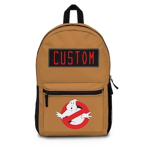 Ghostbusters personalisierter Rucksack, individuelle Namenstasche, Schulrucksack, Kindertasche, Ghostbusters Fan Geschenk