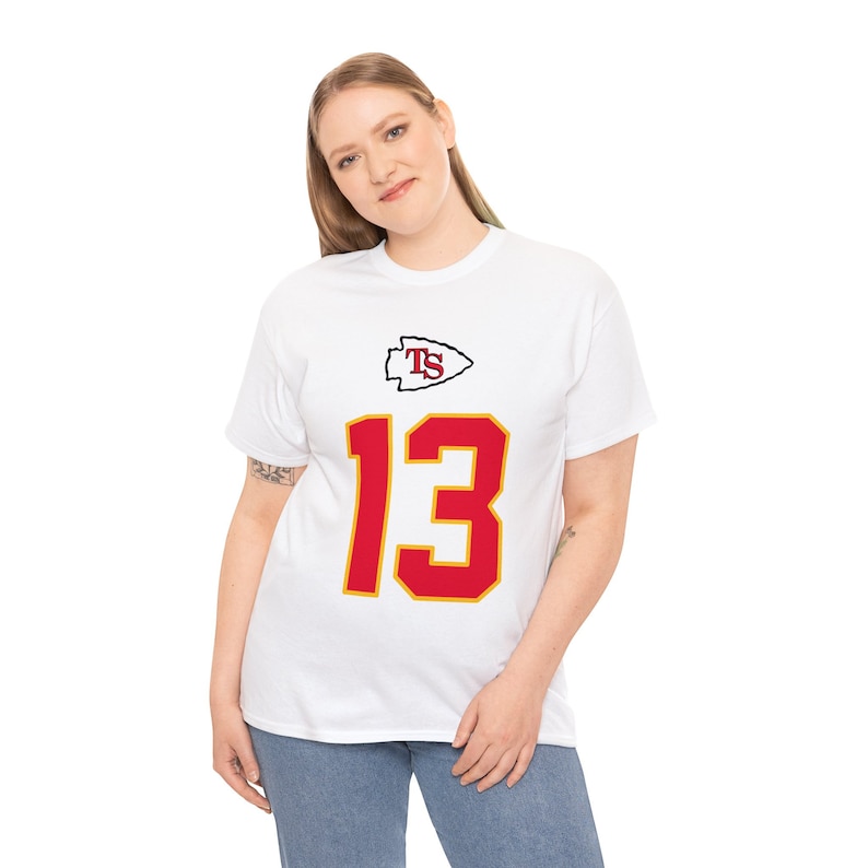 Swift 13 Kansas City T-Shirt, Football Jersey Tee, Sports Enthusiast Gift, Fan Apparel image 8