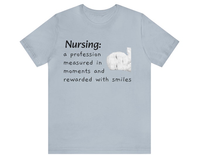 NUrsing moments Unisex Jersey Short Sleeve Tee
