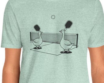 Geese Playing Pickleball T-Shirt | Silly Goose Pickleball