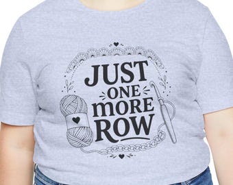 Just One More Row Crochet Tee | Crochet Shirt