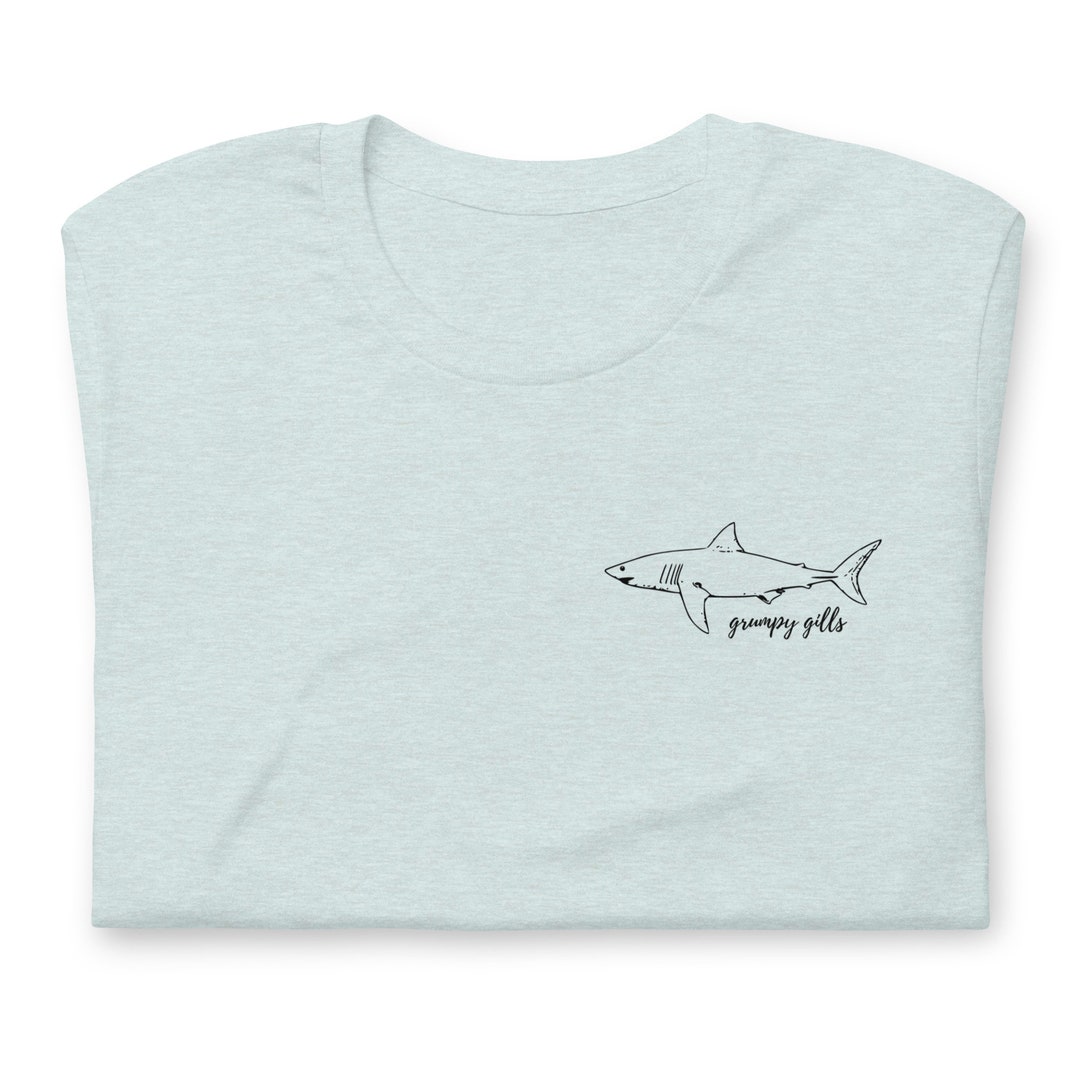 Grumpy Gills Shark Shirt - Etsy