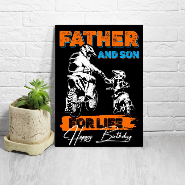 Custom, Enjoy The Ride Card, Motorcycle Card, Father's Day Card - View #11