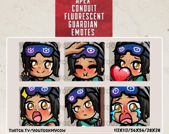 Conduit Fluorescent Guardian skin. Apex Legends - Twitch, Kick, Discord Emotes Pack