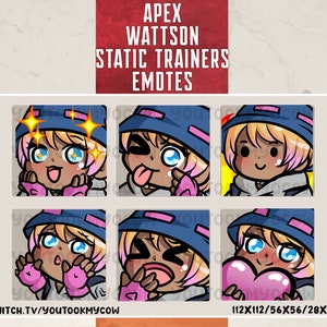 Wattson Static Trainers skin. Apex Legends - Twitch, Kick, Discord Emotes Pack