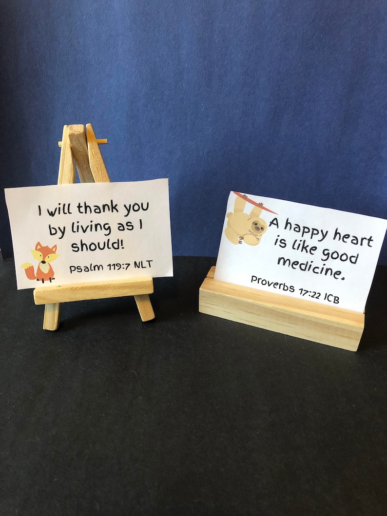 Bible Memory Verses for Young Preschoolers, Kids Scripture Cards ...