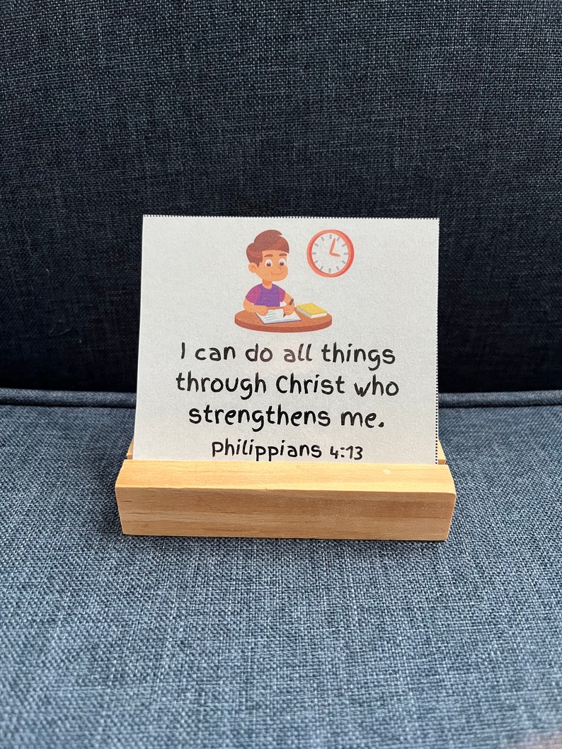 Bible Memory Verses for Preschoolers, Kids Scripture Cards, Printable ...