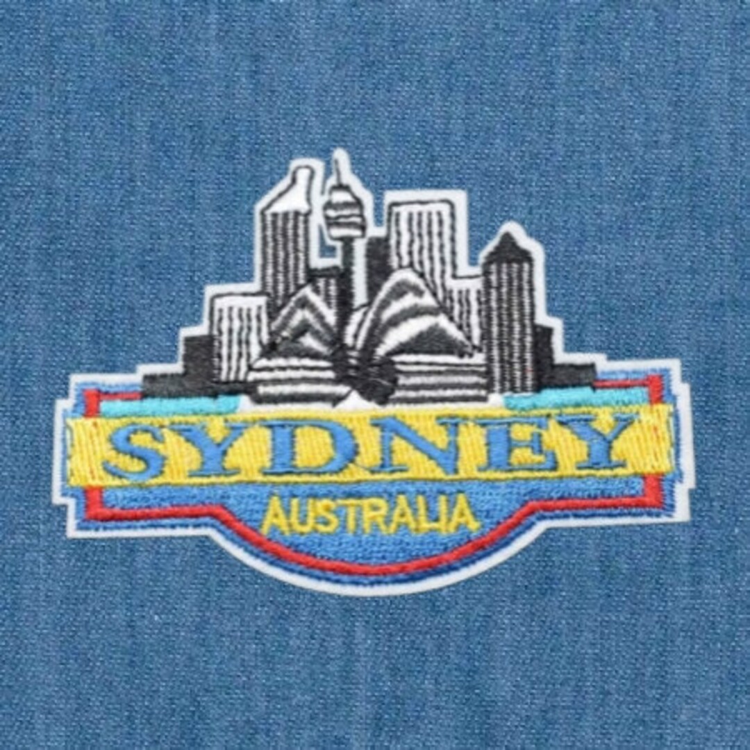 Sydney Australia Embroidered Embroidery Patch Patches Iron on Etsy