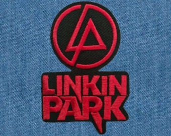 Parche bordado de Linkin Park Rock Band, parches para planchar, coser, manualidades, manualidades, apliques