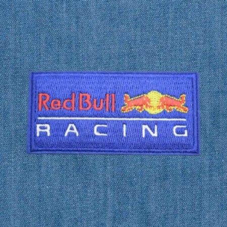 Red Bull Team Embroideres Patches and Stickers Finish Vinyl sticker for  chassis and bodywork Model Galaxi Size 150 x 60 mm.