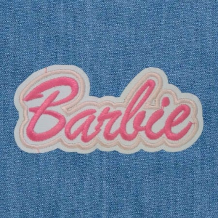 Doll Logos Pink Iron-on Patches 6 Pack
