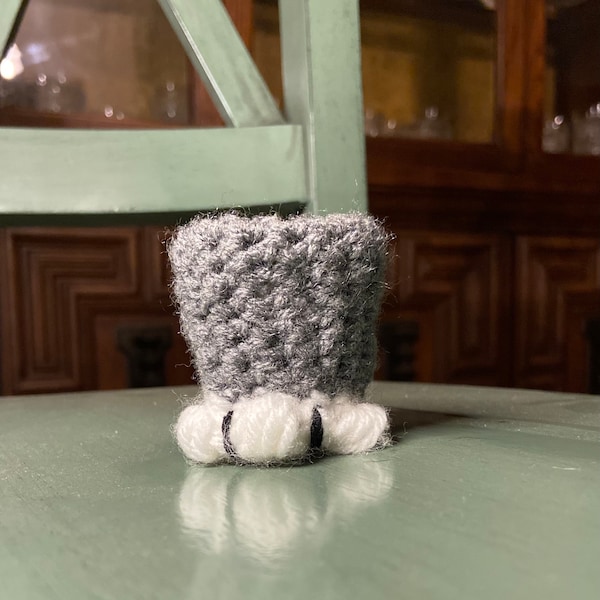 Crochet Cat Paw Chair Slippers