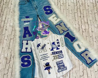 Custom Senior 2026 Corset & Jeans Set