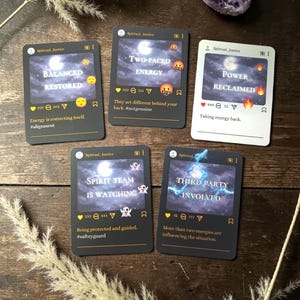 Media Spiritual justice oracle, tarot cards