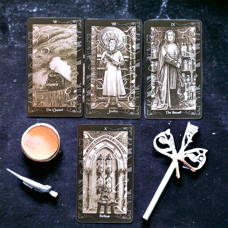 Harry Potter Tarot Tarot Cards Tarot Deck Harry Potter Etsy