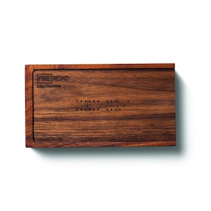 Personalized Domino Set: Modern Aluminum Dominoes with Maple/Walnut Box