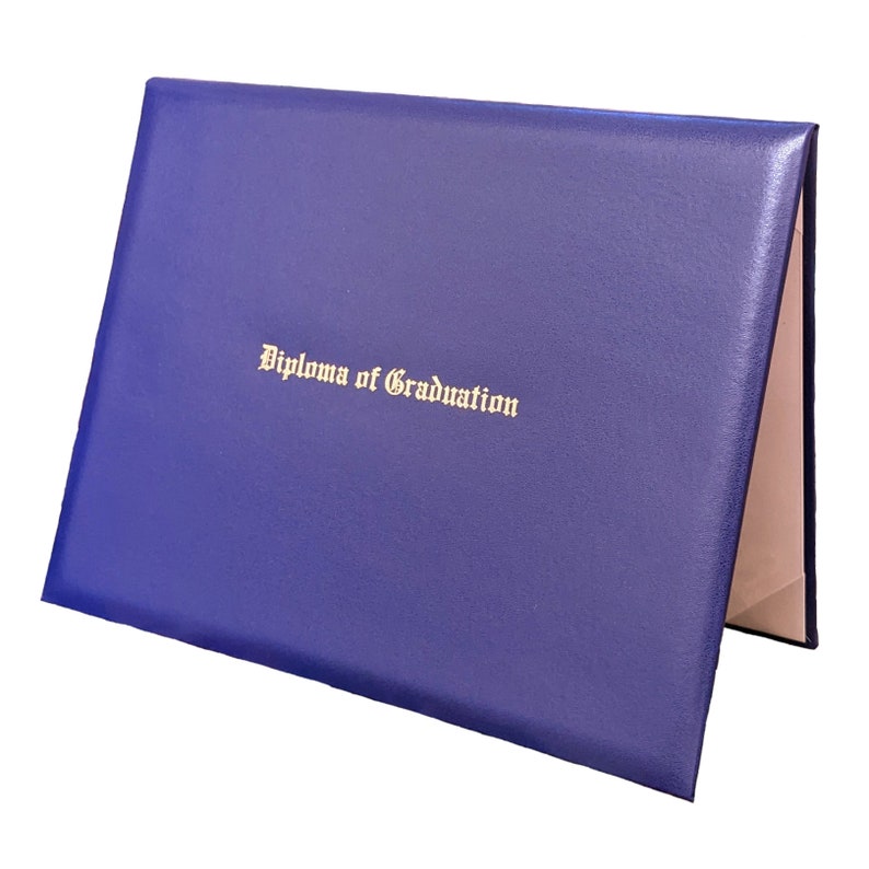 Imprinted Diploma Covers Diploma Of Graduation Etsy