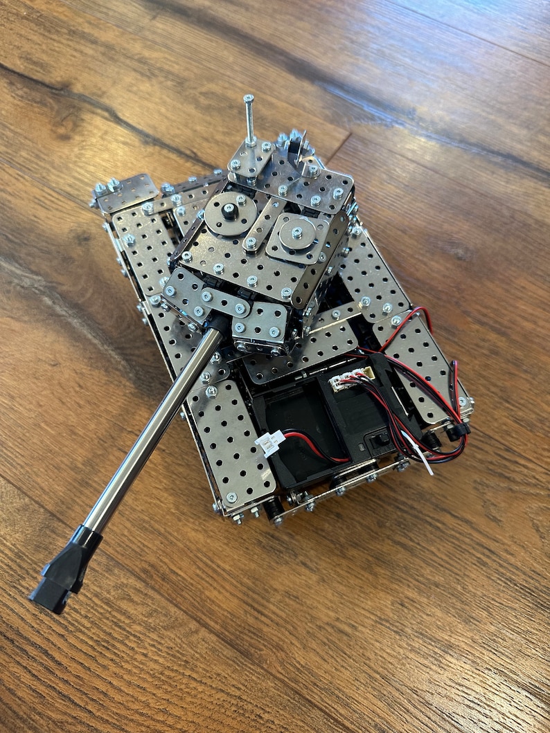 Handmade Hand Assembled Remote Control Metal Army Tank Metal Etsy