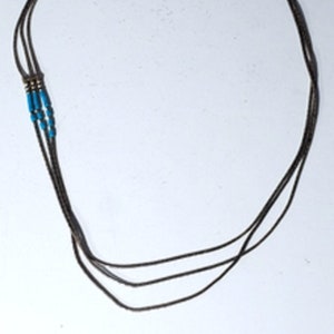 Vtg Liquid Sterling Silver SOUTHWEST Navajo Turquoise Heishi Beaded Necklace Lot