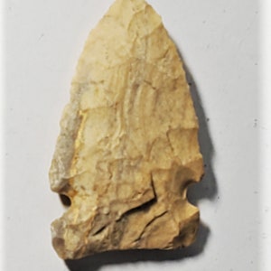 Oude AL Archaïsche Side Notch Tan Chert Arrowhead Lot