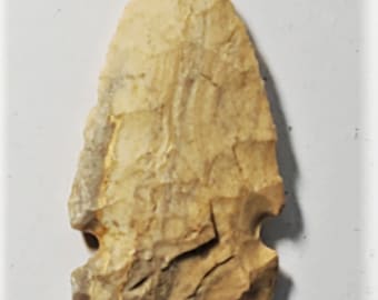 Ancient AL Archaic Side Notch Tan Chert Arrowhead Lot