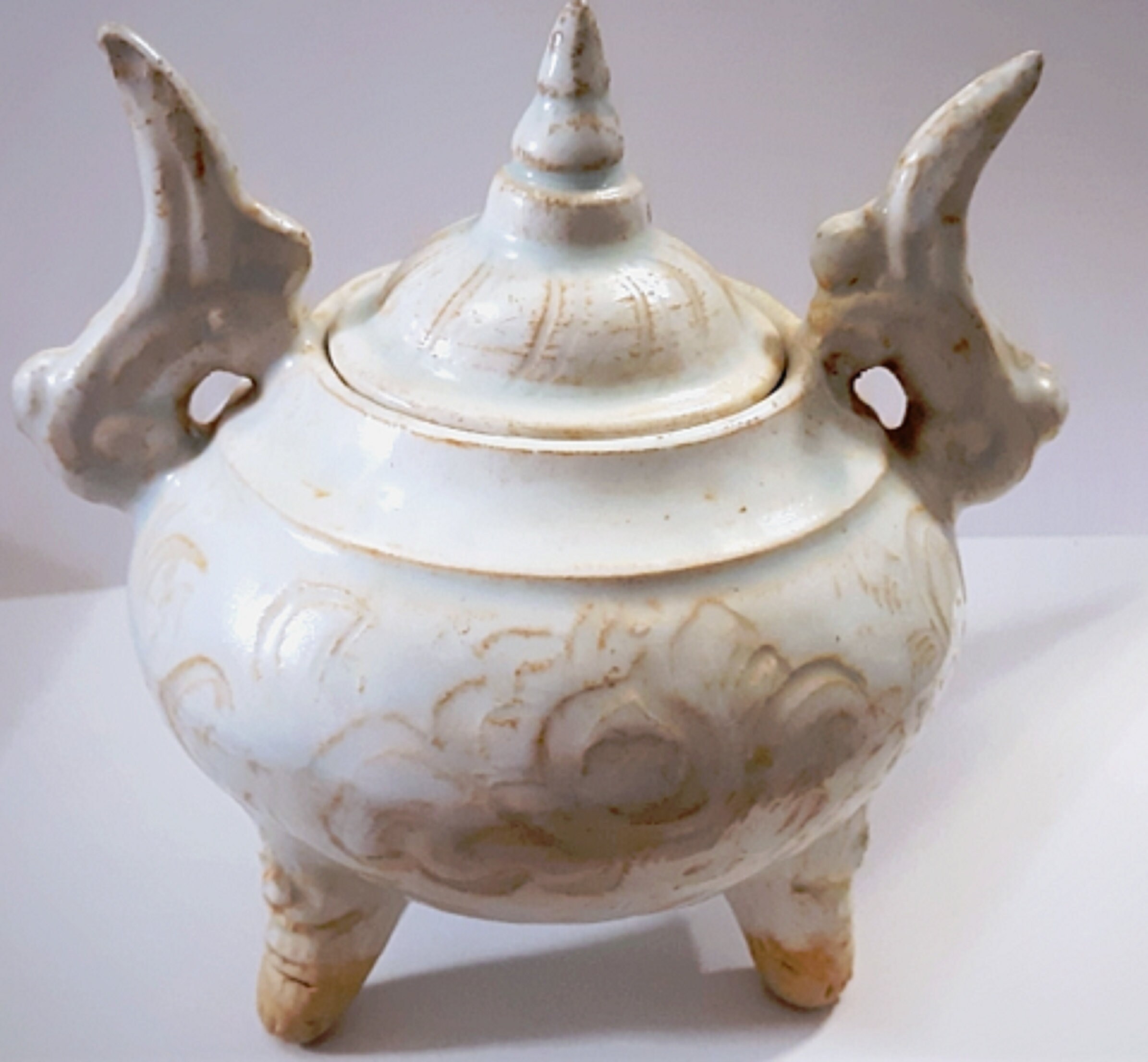 アンティーク宋元青白磁香炉 - Etsy 日本