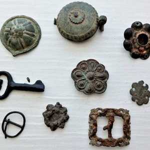 Ancient Assorted Bronze Artifacts Group Roman to Byzantine