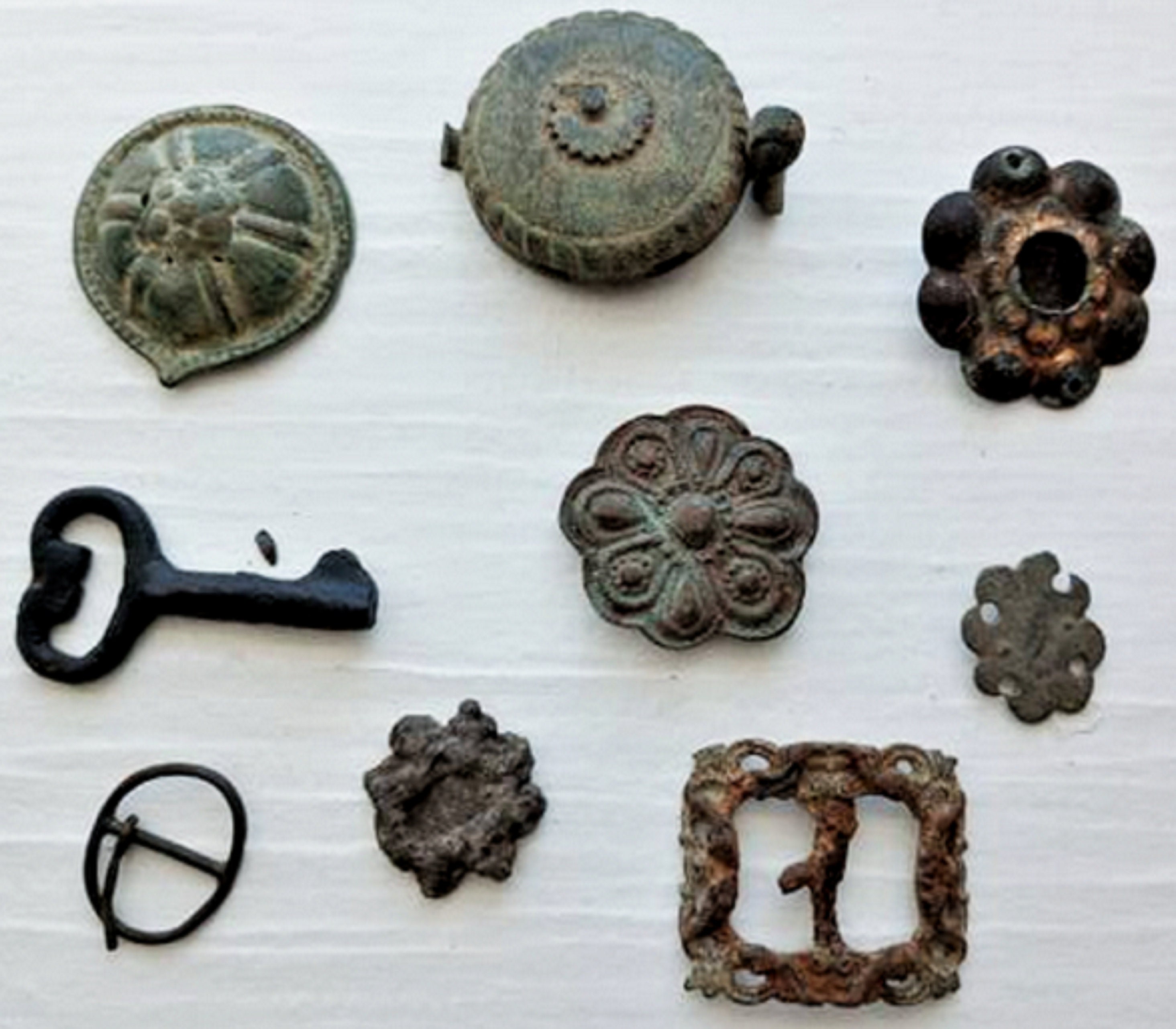 Ancient Assorted Bronze Artifacts Group Roman to Byzantine
