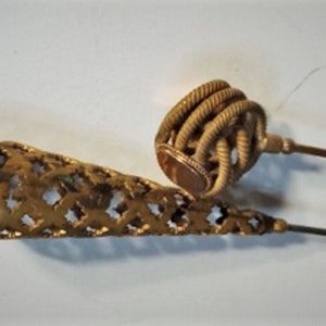 Antique Victorian Edwardian Gold Filled Baroque Openwork Fob Seal Hat Pins Lot