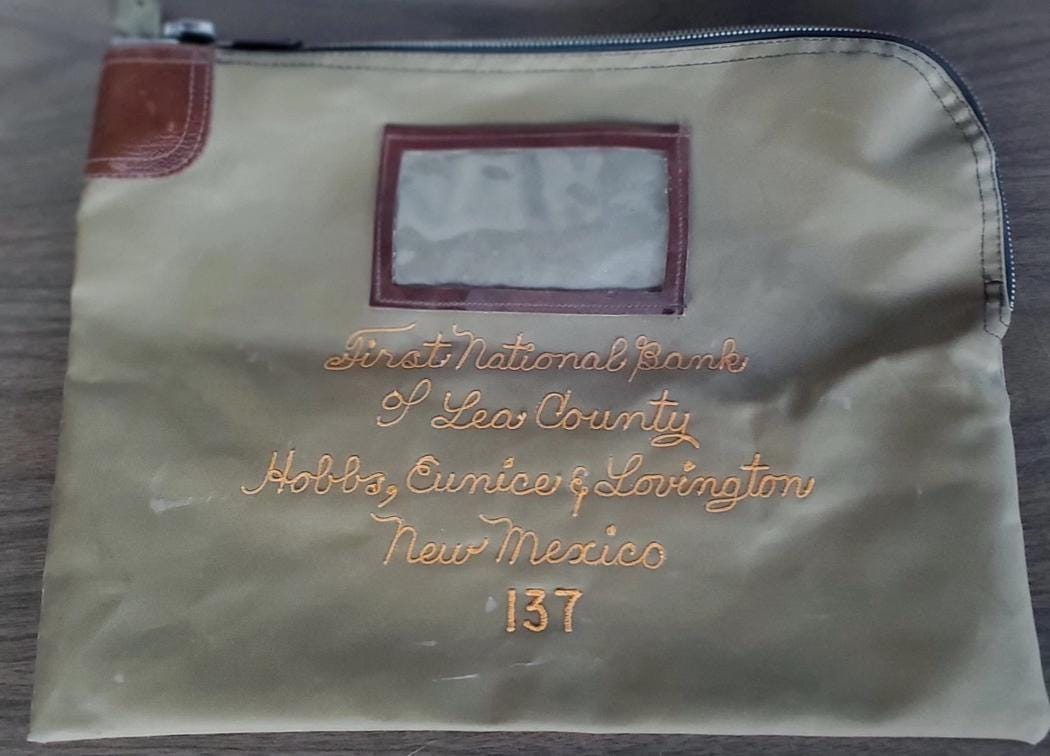 Vintage Bank Deposit Bags - Etsy