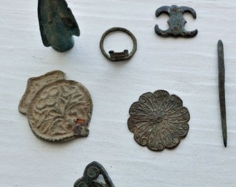 Ancient Assorted Bronze Artifacts Group Roman to Byzantine