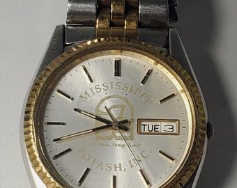 SEIKO Presidential 7N43-8111 Advertising Retirement Watch New Battery 703678