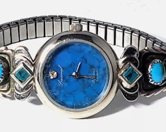 FA4346 Nadia Quartz Wrist Watch With Sterling & Onyx Band
