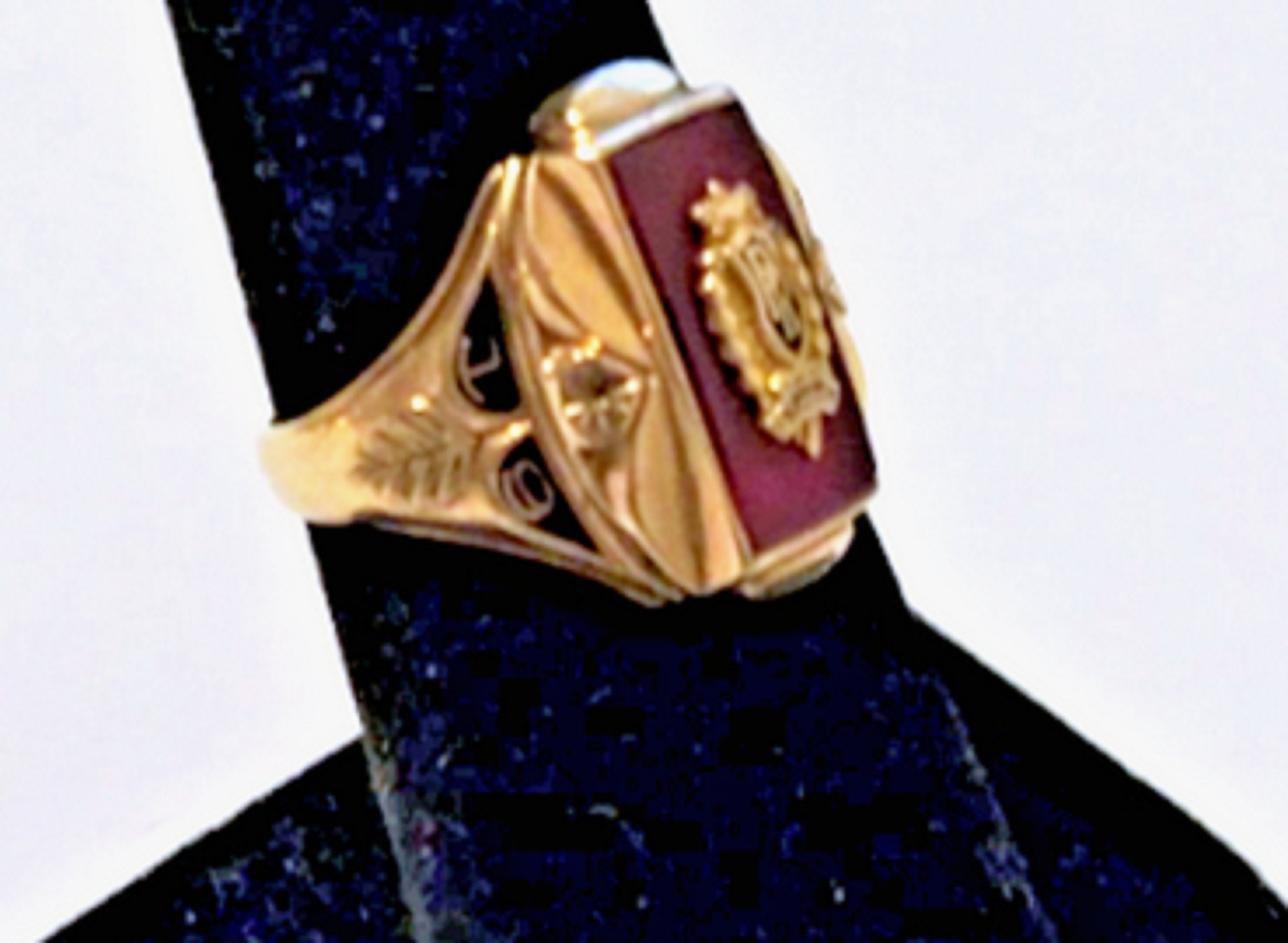 1968年 vintage gold ring 10K カレッジリング1960s