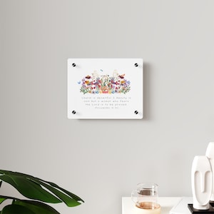 Proverbs 31:30 | Acrylic Wall Art Panels | True Beauty | Gifts for Her | Christian Women Decor | Faith