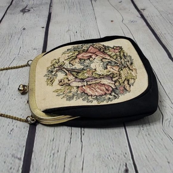 Vintage 50s JR Julius Resnick Needlepoint Woven Tapes… Gem