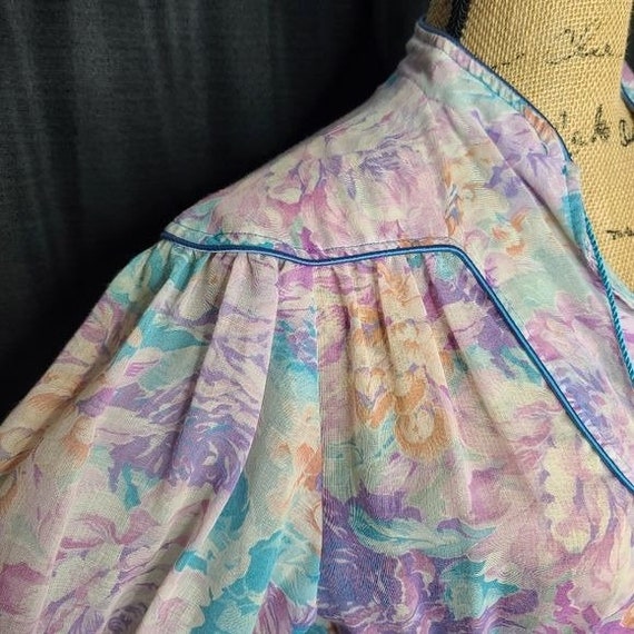 Vintage 1970s Stunning Pastel Purple Magical Fair… - image 6