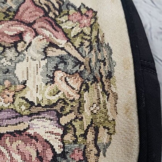 Vintage 50s JR Julius Resnick Needlepoint Woven Tapes… Gem