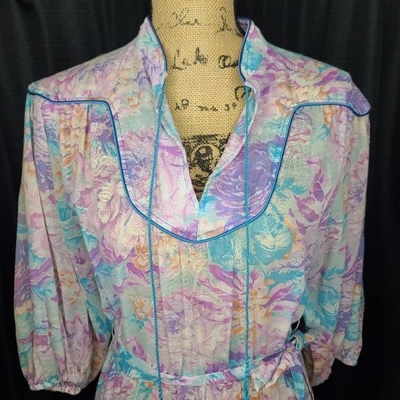 Vintage 1970s Stunning Pastel Purple Magical Fair… - image 4