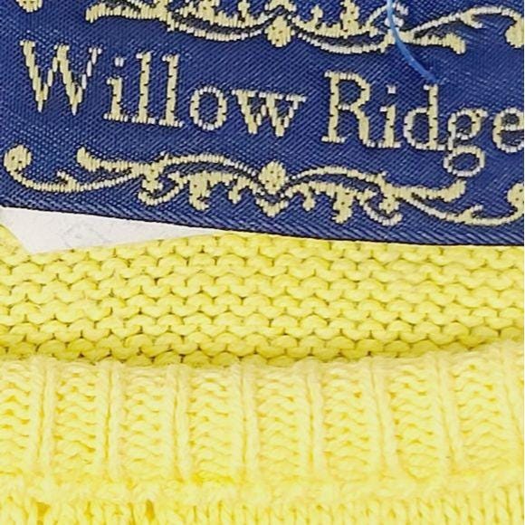 Vintage 80s 90s Pastel Yellow Pointelle Knit Short Sleeve Sweater Top ...