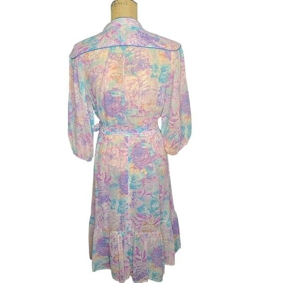 Vintage 1970s Stunning Pastel Purple Magical Fair… - image 3