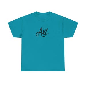 AVL Tshirt. Black Letters on Multiple Color Shirts celebrating Asheville NC